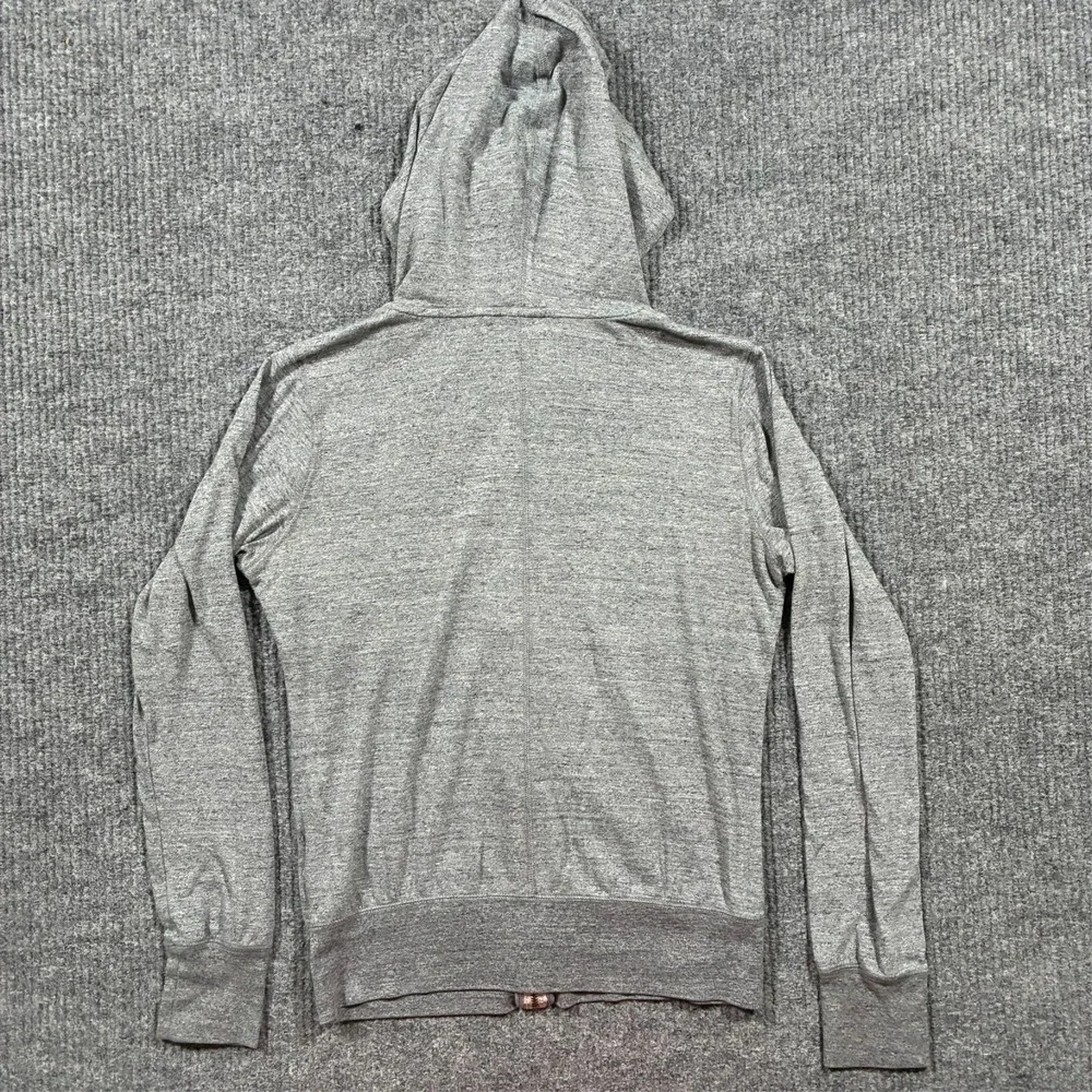 Nike Womens Hoodie Size Medium Gray Full Zip Jacket Logo Casual Activewear - Picture 2 of 12